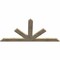 Ekena Millwork Saratoga Rough Sawn Timber Gable Bracket, Douglas Fir, 84"W x 42"H x 2"D x 6"F, 12/12 Pitch GBW084X42X0206SAR00RDF - alternate 4